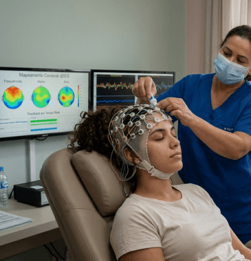Mapeamento cortical por EEG quantitativo